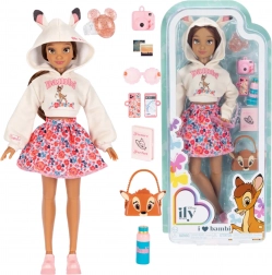 Disney ILY 4Ever poupée mannequin à thème Bambi avec set d’accessoires 30 cm
