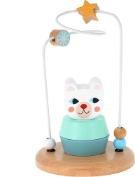 Vilac labyrinthe motorisé avec ours en peluche