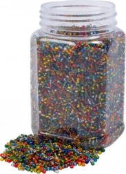Perles de rocaille transparentes 500 g PLAYBOX