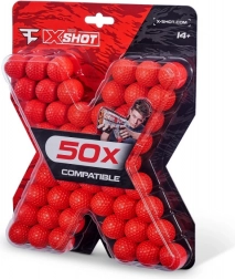 X-Shot FaZe balles en mousse de rechange 50 pcs