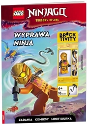 LEGO NINJAGO : expédition des ninjas – livre interactif avec minifigurine d’Arin