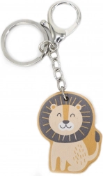 Viga PolarB porte-clés en bois lion