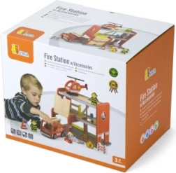 Caserne de pompiers en bois