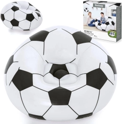 Fauteuil gonflable en forme de ballon de football