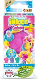 Inkee mini coffret de bombes de bain effervescentes Licorne Galupy