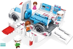 Ambulance pliable avec figurines 30 cm