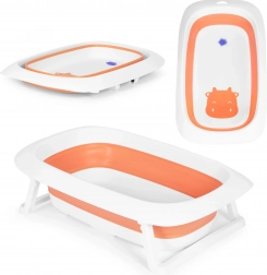 Baignoire pliable pour bébé avec bonde 81 cm ECOTOYS – Orange