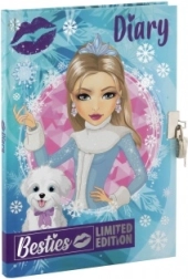 Agenda pour filles avec cadenas Besties Édition Limitée