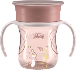 Chicco Tasse d’apprentissage 360 Perfect Cup avec poignées 200 ml, 12m+