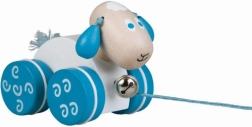Mouton en bois à tirer avec grelot – emballage ÉCO