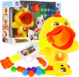 Canard avec pistolet à balles en mousse – jeu de tir interactif pour enfants 8+