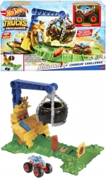 Hot Wheels Monster Trucks Arena Smashers Rhinomite – défi avec pneu destructeur