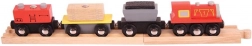 Train de fret Bigjigs Rail avec rails