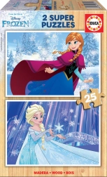 Puzzle en bois FROZEN 2 × 25 pièces EDUCA