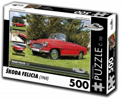 Puzzle Retro-voitures Škoda Felicia 1960 – 500 pièces