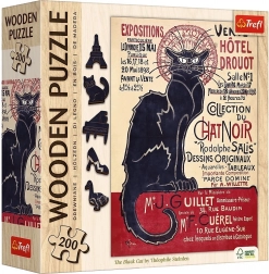 Puzzle en bois Art : Steinlen - Chat Noir, 200 pièces