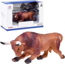 Figurine Taureau Brun Série Animaux de la Ferme