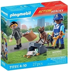Playmobil Recherche avec chien policier