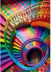 Puzzle CLEMENTONI Colorboom: Escalier 500 pièces
