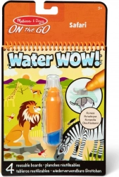 Safari Vodovky WaterWow Livre à Colorier pour Enfants