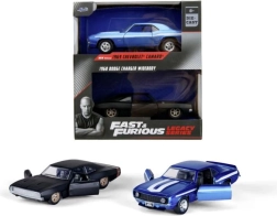 Fast & Furious – coffret double Chevrolet Camaro 1969 et Dodge Charger Wide Body 1968 1:32