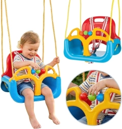 Balançoire pour enfants Woopie 3 en 1 bleue