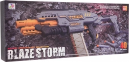 Pistolet semi-automatique BLAZE STORM à fléchettes en mousse – gris