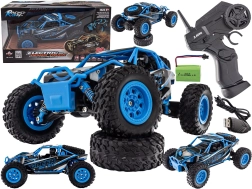 Desert truck radiocommandé 4WD 2,4 GHz 1:24 bleu - 1 pièce