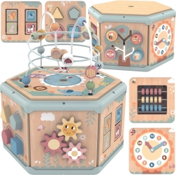 Cube Montessori interactif en bois avec activités Tooky Toy