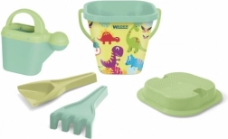 RePlay set de sable dinosaures – seau en plastique avec accessoires dans un filet