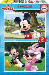Educa Puzzle Mickey et ses amis 2x20 pièces