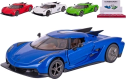 Kinsmart Koenigsegg Jesko Absolut modèle de voiture en métal avec moteur à rétrofriction