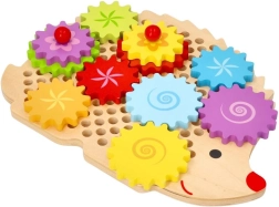 Hérisson en bois avec engrenages LELIN