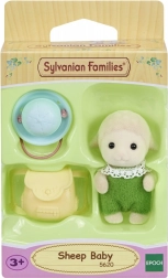 Mouton Emma – figurine SYLVANIAN FAMILIES avec chapeau et petit sac à dos