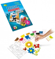 Peintures de sable Ambulance de police