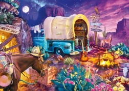 Schmidt Puzzle Campement dans le Far West 1000 pièces
