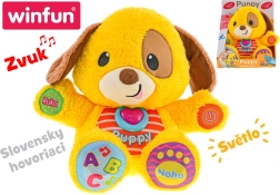 Chien éducatif parlant Puppy avec lumière et sons 33 cm