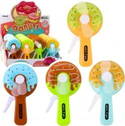 Mini ventilateur manuel en forme de donut pour enfants – 4 modèles
