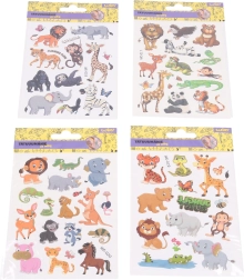 Tatouages temporaires Zoo 10,5 × 15 cm