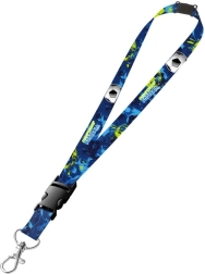 Lanière tour de cou avec motif de football OXYBAG