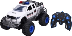 Voiture RC de police tout-terrain avec effets de fumée, 41,5 cm