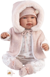 Poupée réaliste Llorens New Born bébé avec sons