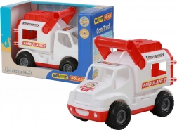 Camion de pompiers Construck blanc - Polesie