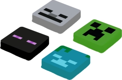 Pixie Crew Minecraft ensemble de multipixeles de rechange Enderman