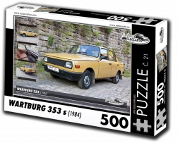 Puzzle Retro-Auta Wartburg 353 (1984) 500 pièces