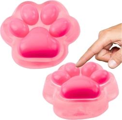 Gniotek sensoriel antistress patte de chat rose