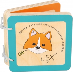 Livre sensoriel en bois avec le renard Lex SMALL FOOT