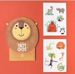 Tatouages temporaires LONDJI lionceaux