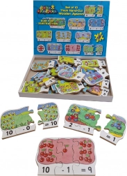 Puzzle en bois Soustraction - 30 pièces