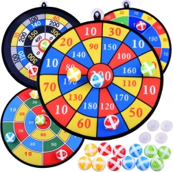 Ensemble de 4 cibles avec balles à velcro (36 cm)